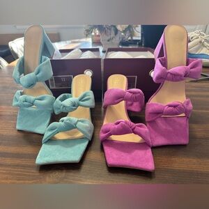 Torgeis Flamingo women’s heels size 11, available two colors